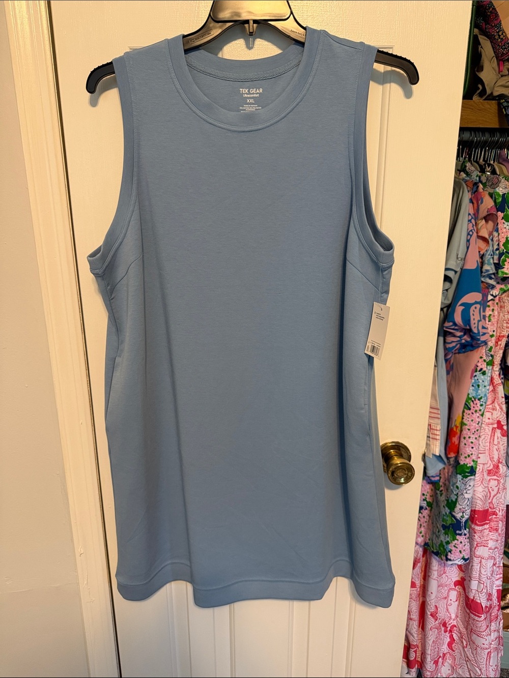 tek gear Light Blue Sleeveless Athletic dress XXL